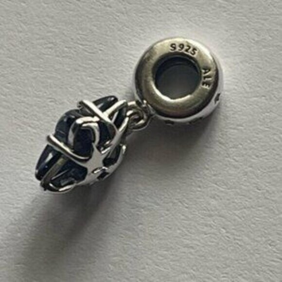 Pandora Celestial Galaxy Star Murano Dangle Charm - Picture 4 of 5